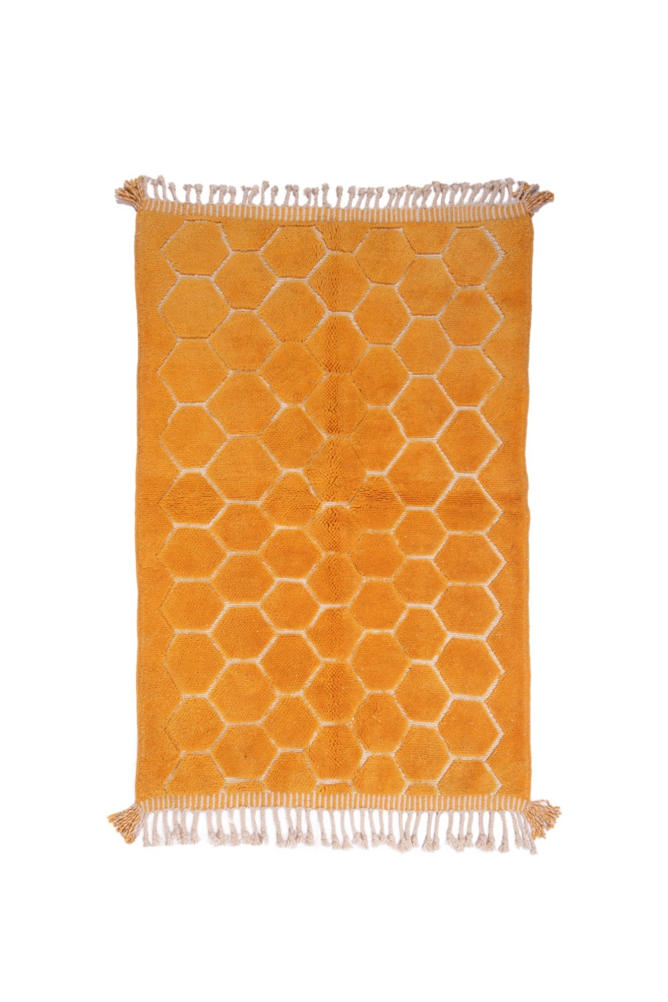 Honeycomb Harmony Rug - A Fluffy Masterpiece