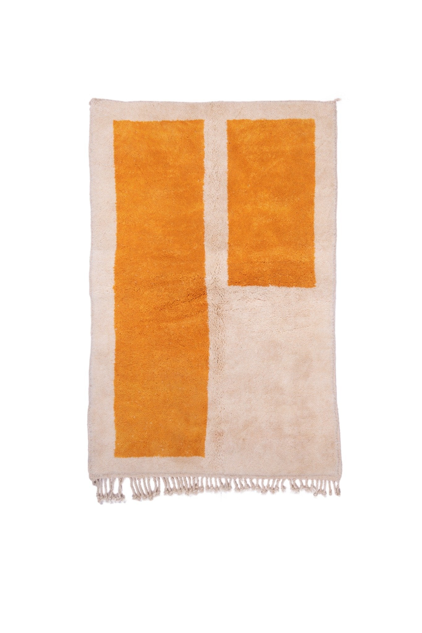 Sunset Block Rug - A Fluffy Masterpiece